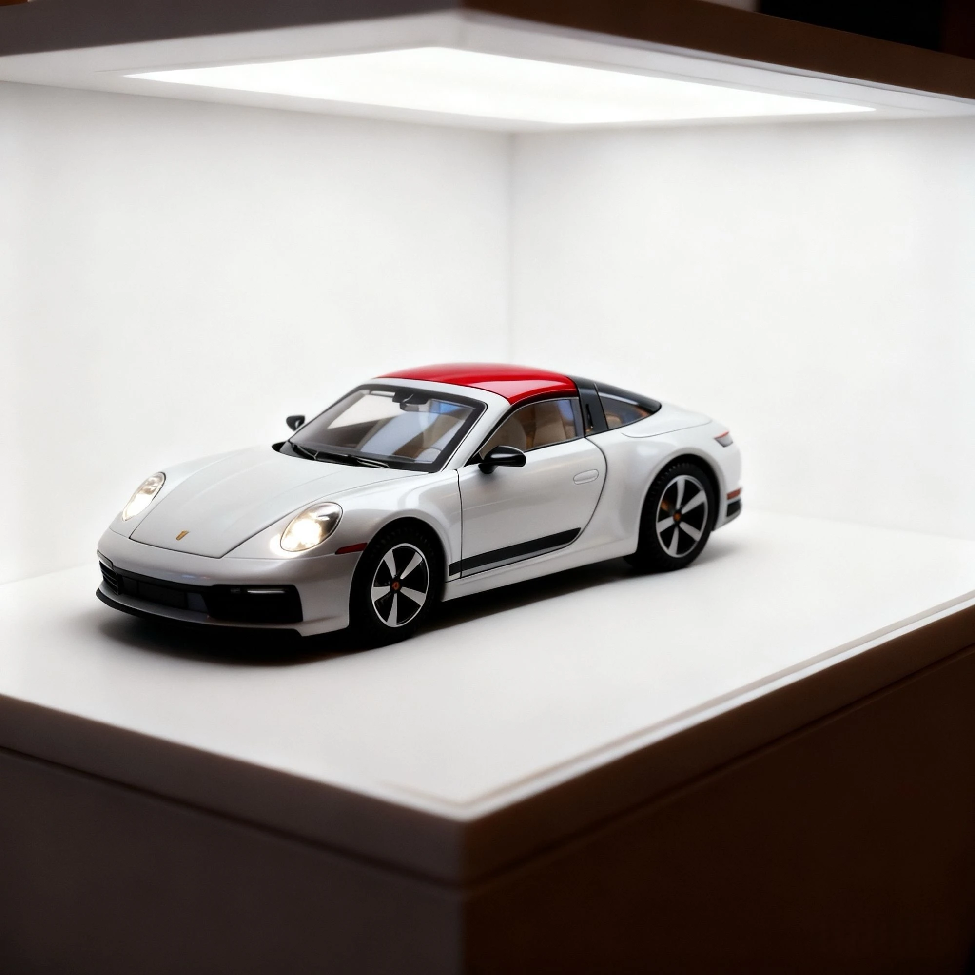 1:32 folding convertible Porsche 911 Alloy car Model simulation Sound& light Fashion Exquisite collectibles Boys Toy Gift