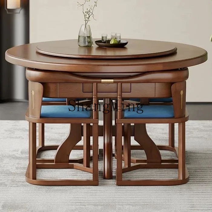 ZYYChinese mahjong table household automatic electric multi-function mahjong machine small apartment tea table integrated