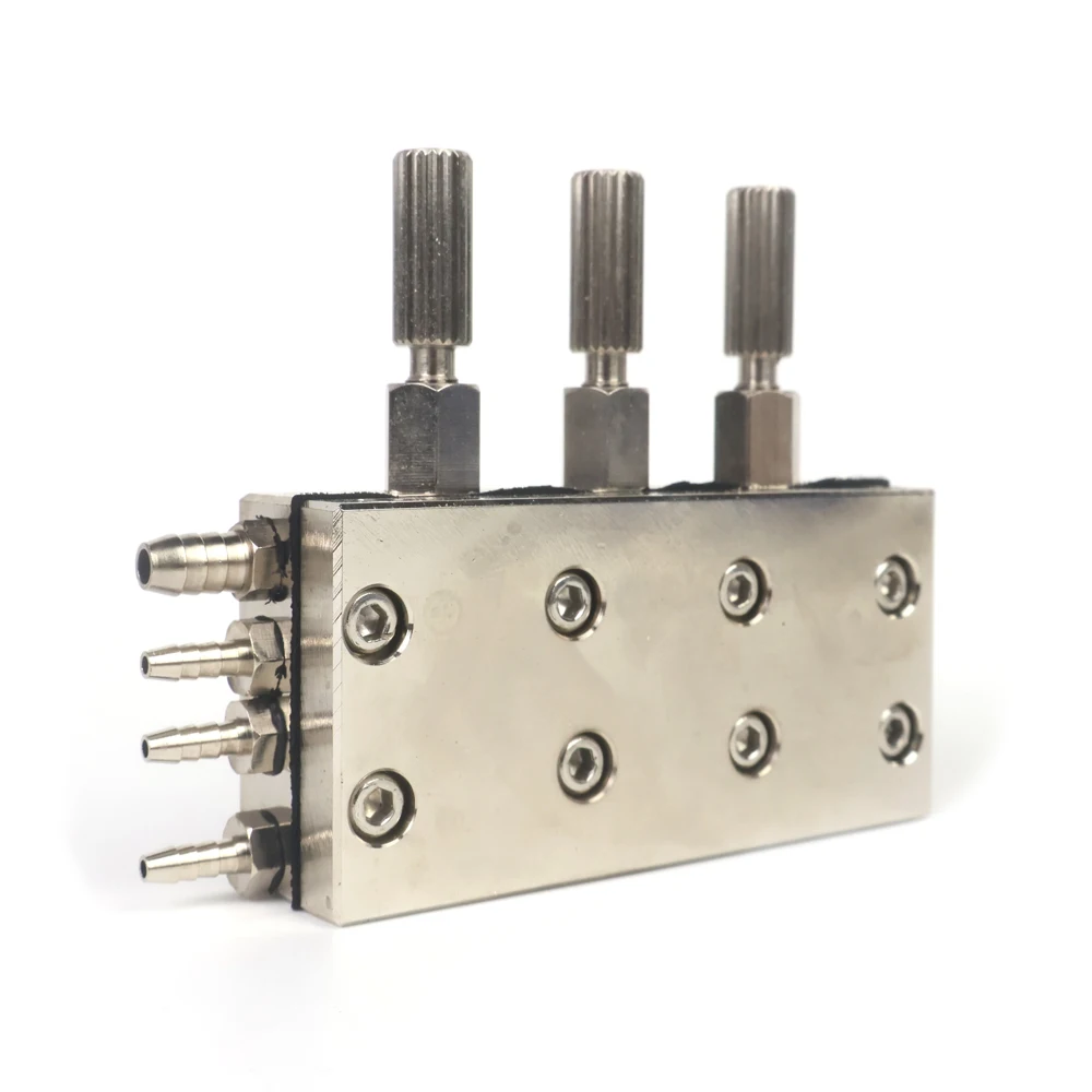 وحدة طب الأسنان صمام 3 في 1 جودة عالية التحكم في صمام الأسنان كرسي طبيب الأسنان الهواء/الماء غشاء غشاء أدوات طب الأسنان