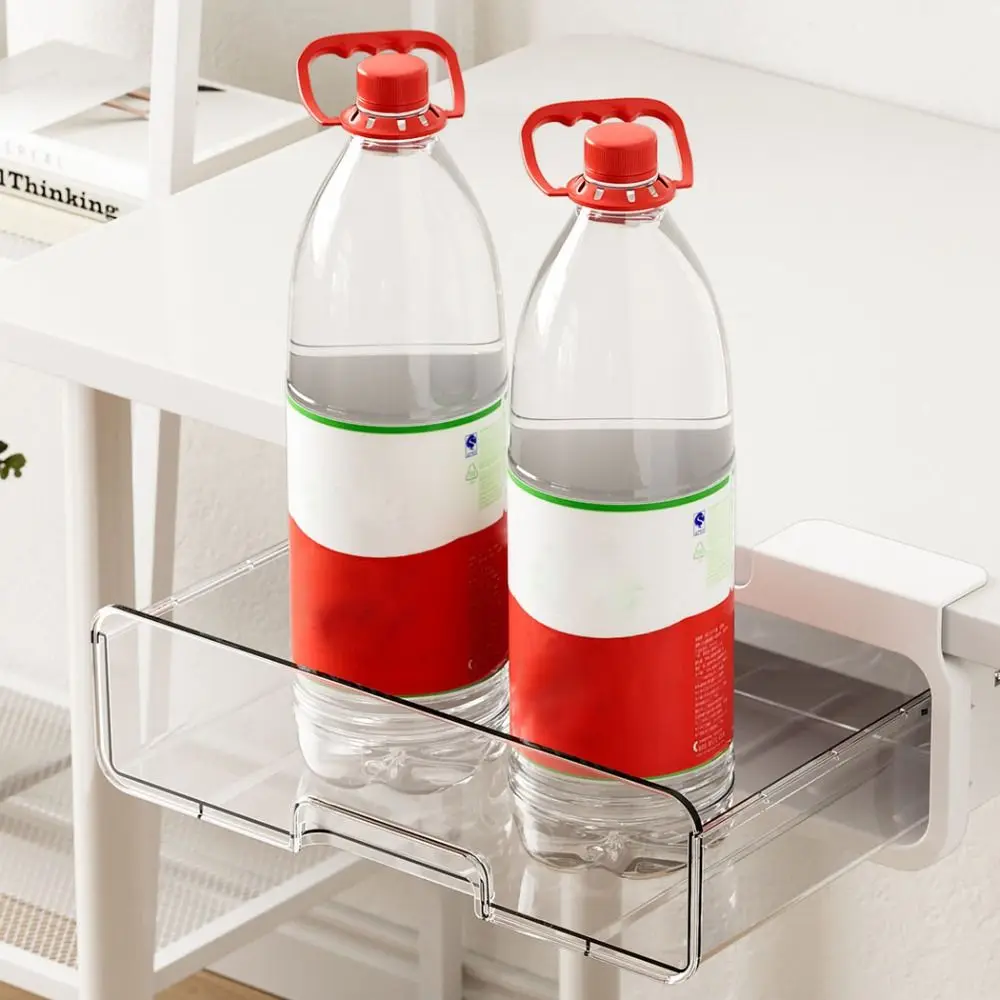 Punch Free Under Table Storage Drawer Space Saving Large Capacity Drawer Storage Box Strong Load-bearing Capacity Visible