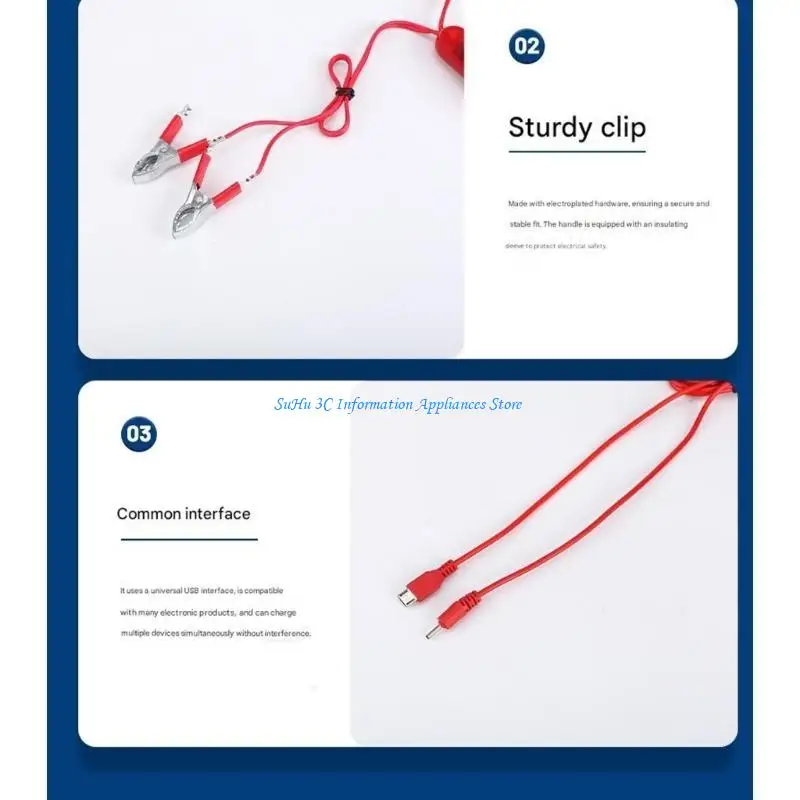 LCD 화면 클립이 포함된 다기능 6 USB 충전 어댑터 빠른 휴대전화