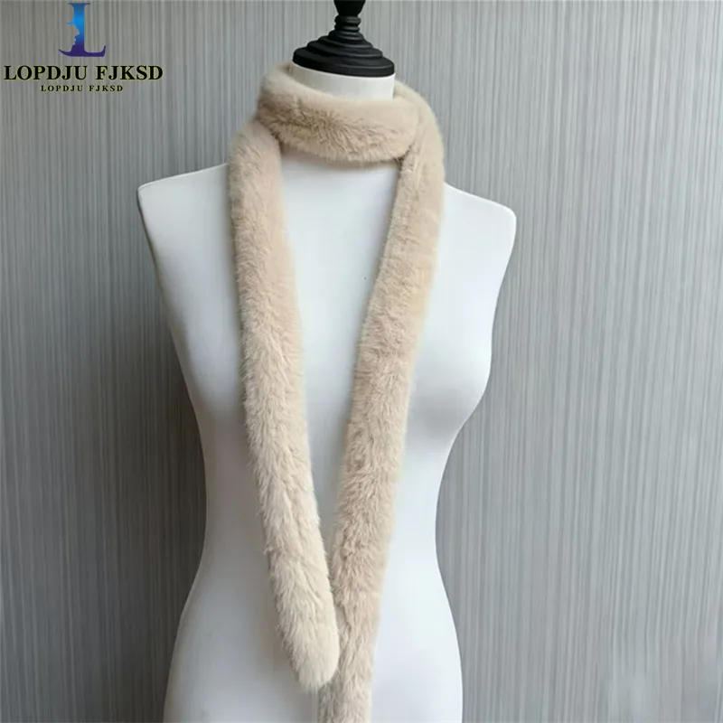 Faux Mink Fur Waistband, Full Leather Strap, Imitation Mink Fur Coat, Waist Rope, Waist Chain Accessories, Fur Decorative Strap