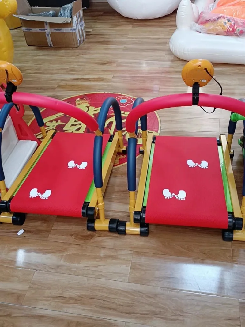 Kids Indoor Exercise Running Trainer Toy, Household Mini Treadmill‑Style Fitness Carrier With Digital Display