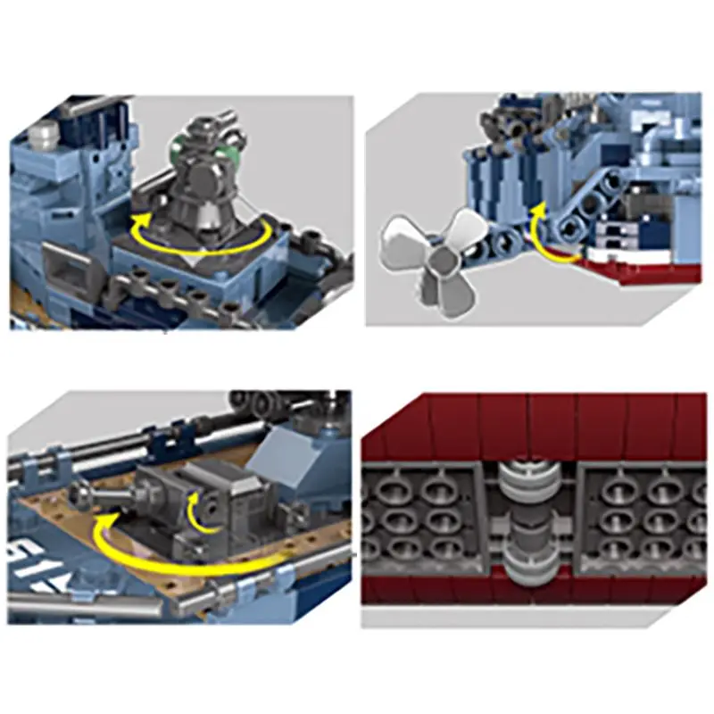 677pcs Russische Marine Bora Mrk-27 Bouwstenen Model Militaire Hovercraft Aansluiten Bricks Building Speelgoed Technic Blok Voor Jongens