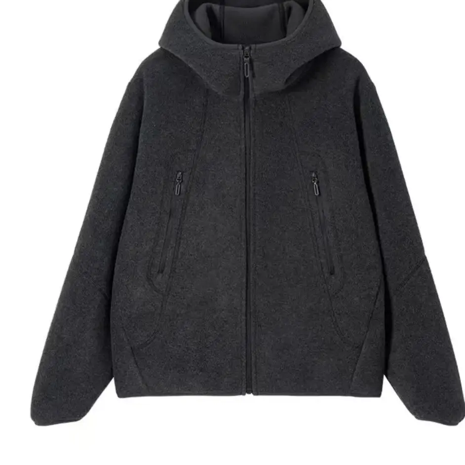 Fleece sweatshirt met hoed Dames Kerst Lente Esthetische Multi-stijl Harajuku Jeugdkleding Japanse gelaagde geblokkeerde elastische Ins