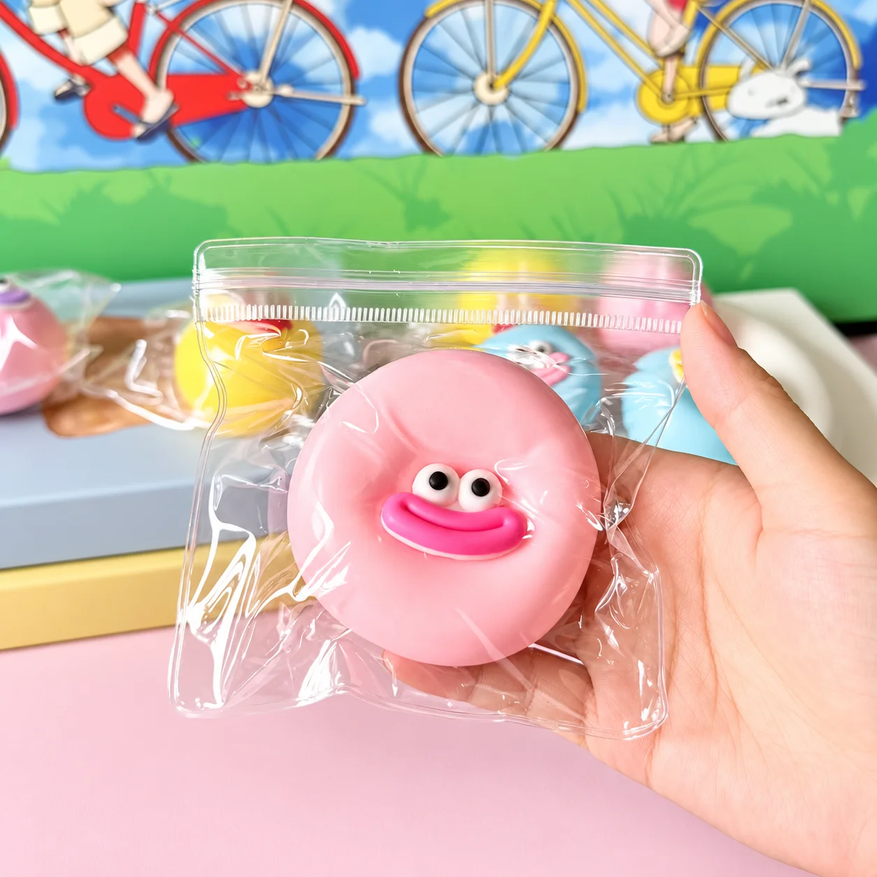 Cute Cartoon Animal Storage Bag Portable Organizer Pouch Zipper Travel Bag for Kids Small Items Makeup Stationery Accessories