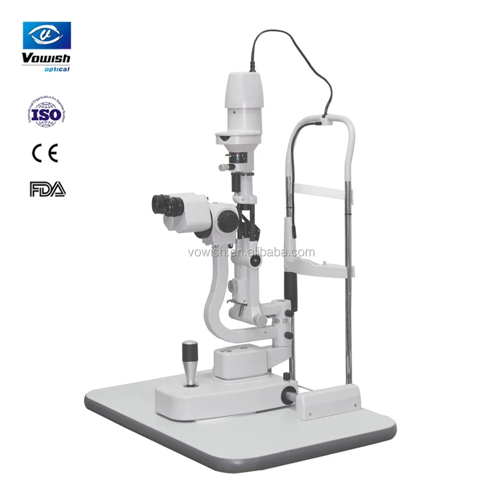 SLM-4 Optical Equipment Slit Lamp Microscope Best Selling 5 Magnifiers Digital Slit Lamp