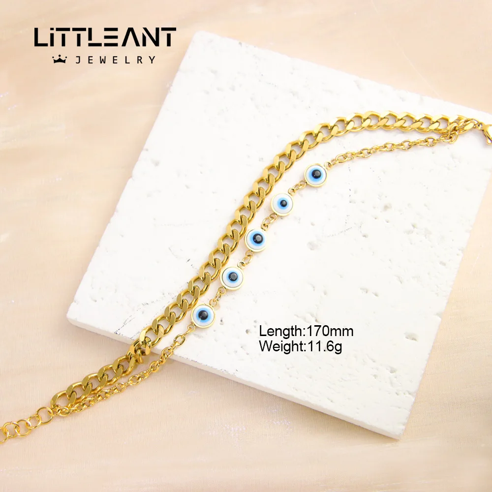 التركية القوطية الشر سوار بحليات العين الزرقاء دبي الفولاذ المقاوم للصدأ الهيب هوب الكوبية سلاسل سحرية الإيطالية النساء الرجال خمر مجوهرات الحفلات