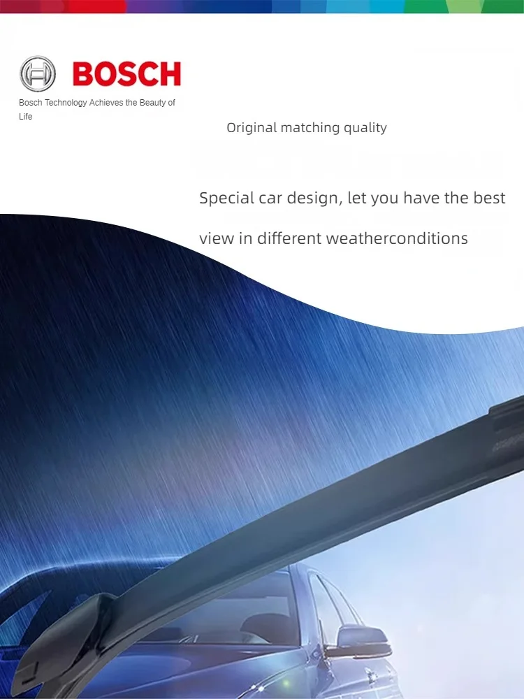 Bosch boneless Cars wiper blade For Tesla Model Y Model 3 Model S Model X Silent Spray Wipers