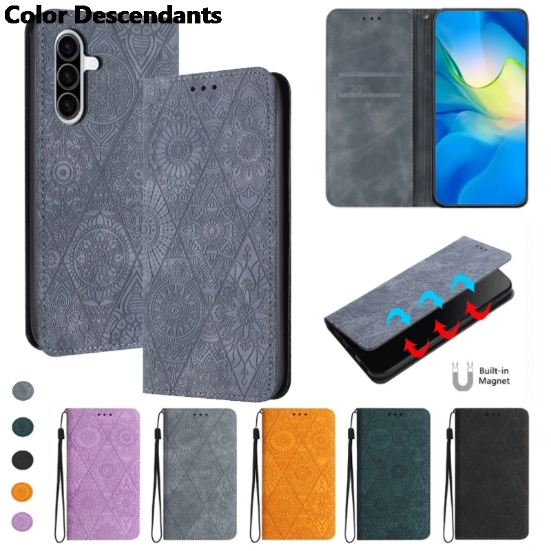 

Magnetic Leather Phone Case for Samsung A13 A23 A33 A53 A73 A12 A22 A32 A54 A34 A24 A14 A04 A52 A55 A35 Cases Flip Wallet Cover