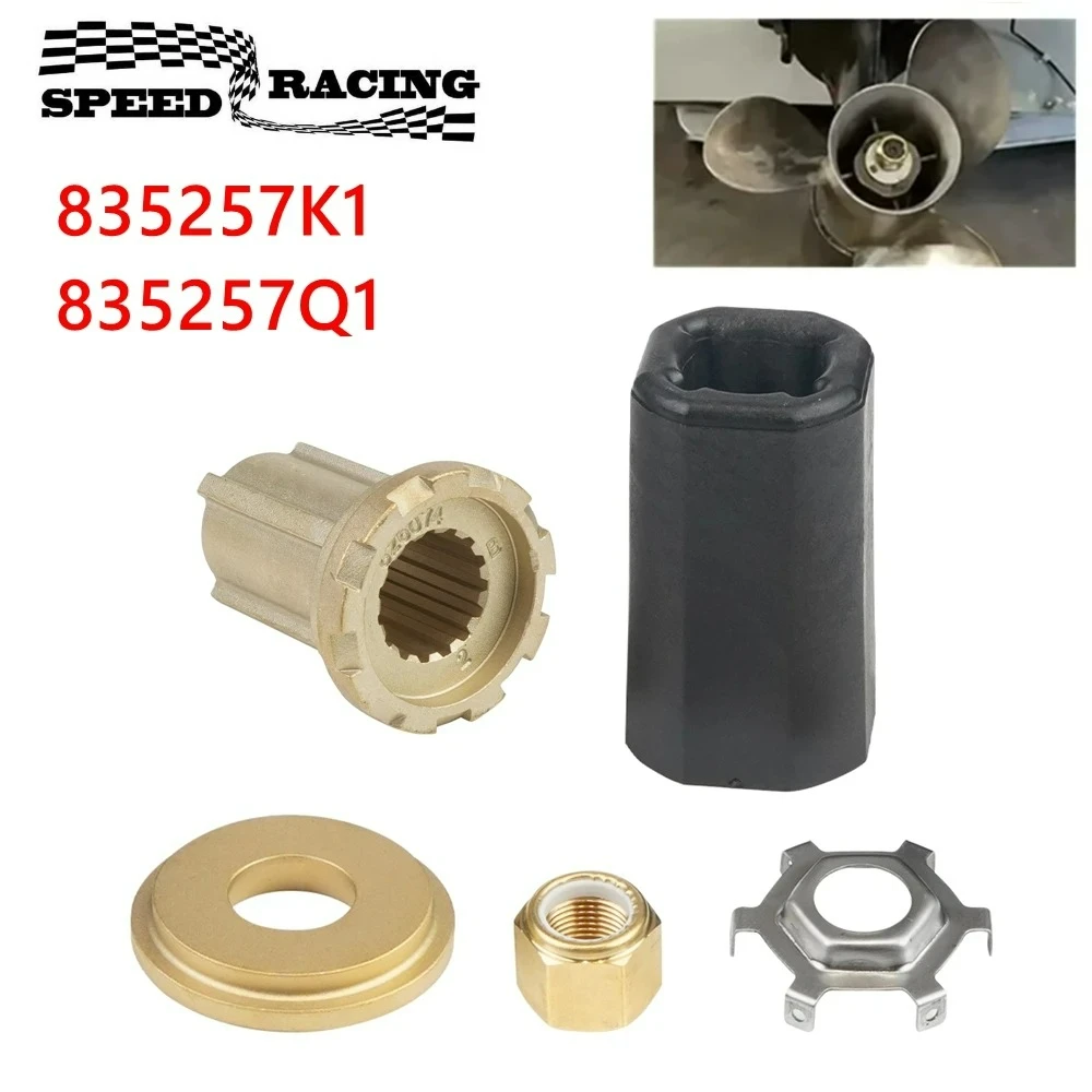 

Flo-Torq II Hub Kit 835257Q1 835257K1 for Mercruiser Alpha One/Bravo One Mercury Mariner Outboard Boat Motos 60-300 HP