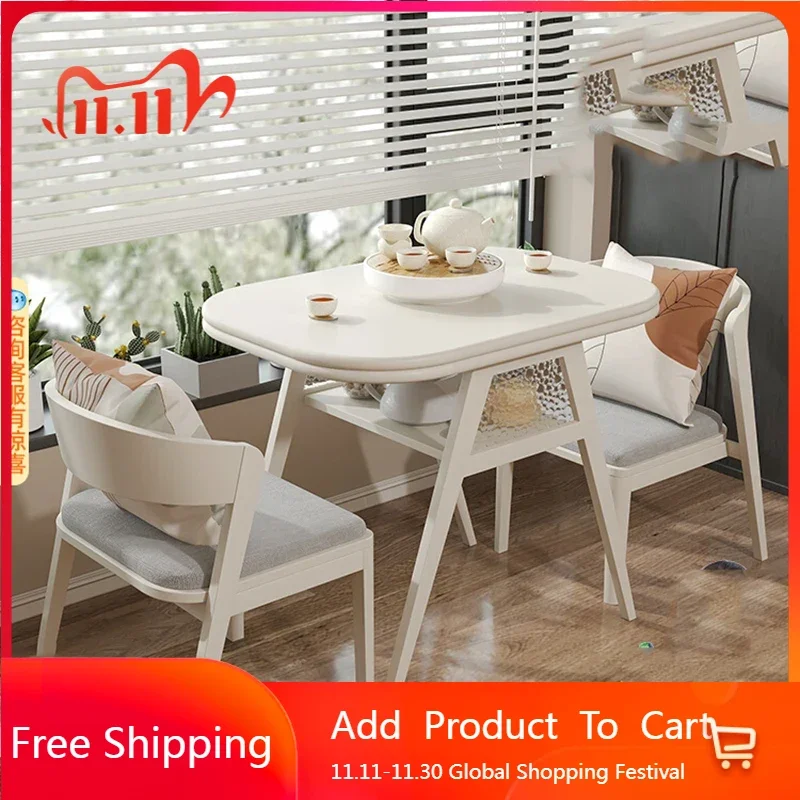 

Балконные уличные столы для макияжа из цельного дерева, современные роскошные минималистичные уличные столы, кресло, мебель Arredo Giardino на заднем дворе