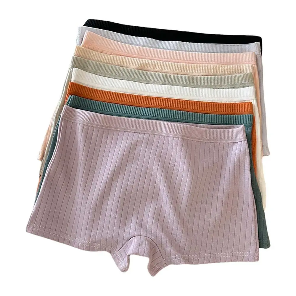 4 قطعة Traceless النساء سراويل مجموعة منخفضة الخصر الملابس الداخلية سلامة السراويل موجز الإناث الملابس الداخلية 4 قطعة السروال الرياضة اليومية