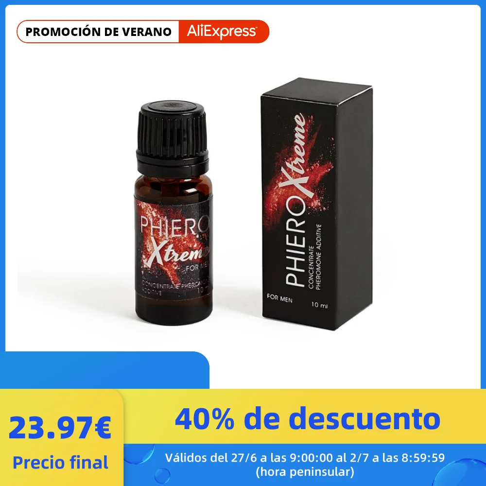 Phiero Xtreme-3 pheromones concentrate to attract and conquer, to mix with your perfume and attract.