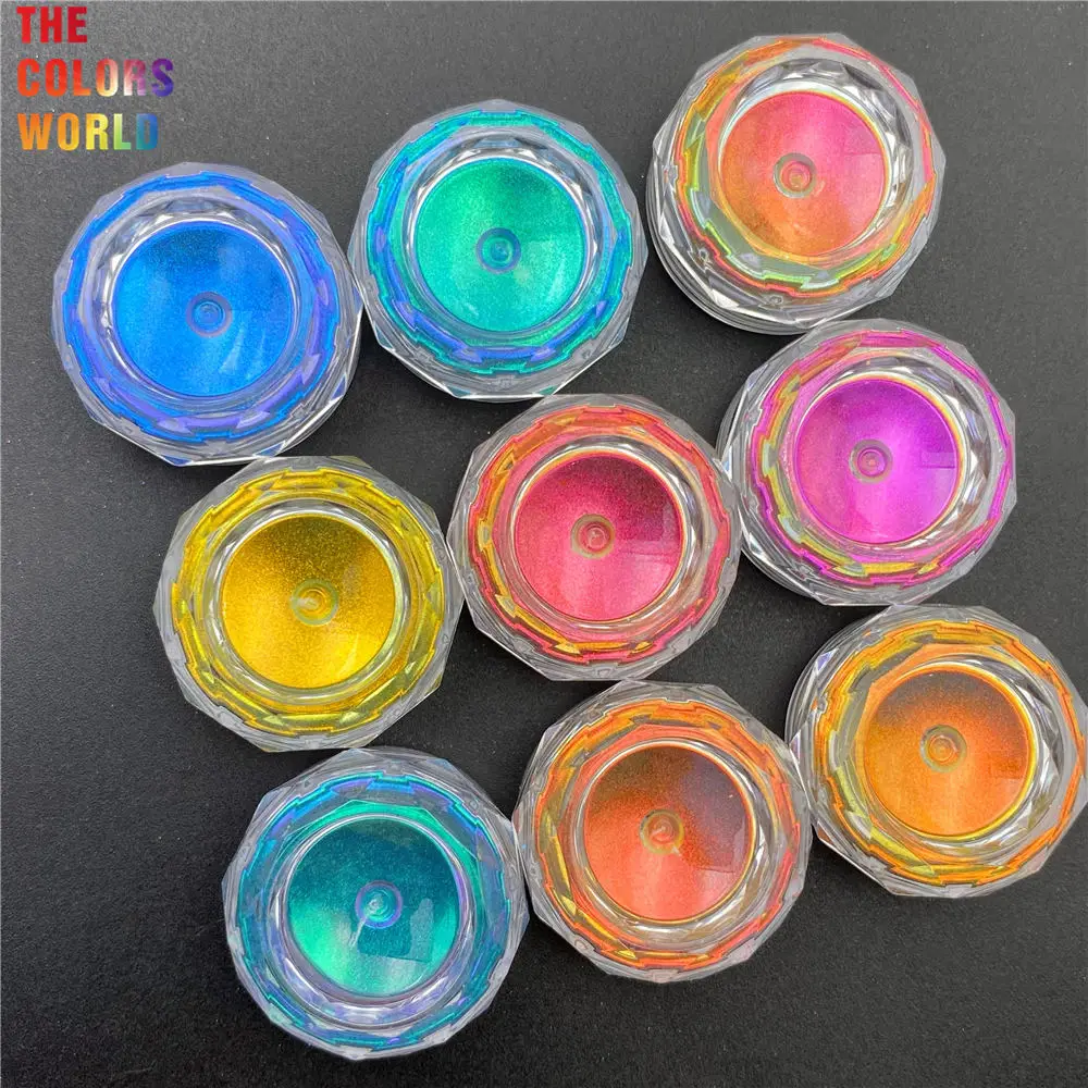 TCT-936 Unicorn Chameleon Pigment Aurora Colorful Color-changing Powder For Nails And Body Art Resin Art Home Decor Eye-shadow