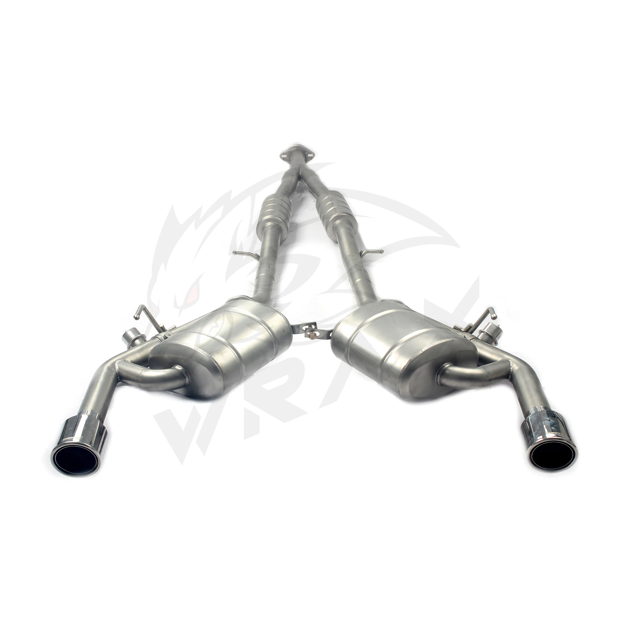 Układ wydechowy WRAX Sport Catback do Infiniti Q50 2014+ Wydajny, ze stali nierdzewnej 304, z zaworem podciśnieniowym