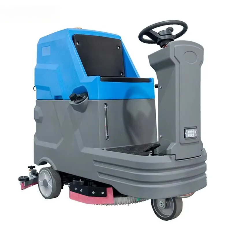 Commercial Floor Washing Machine Driving Type Scrubbing Machine Sj-560 Ride on Battery Floor Scrubber Dryer