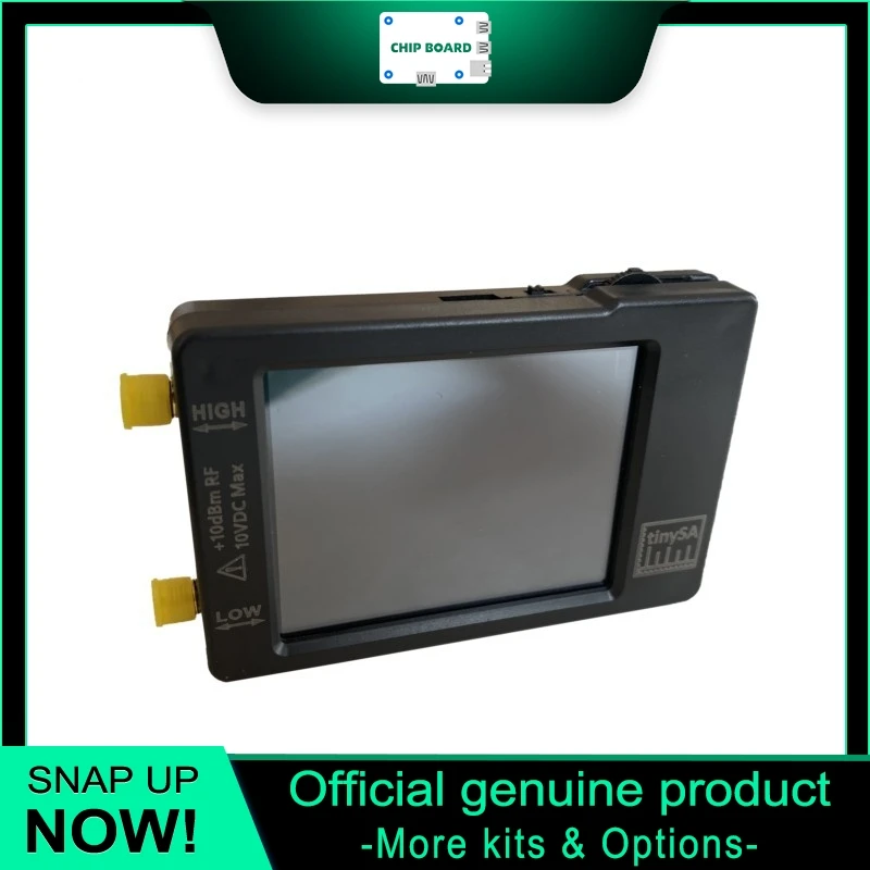 

Новая версия Ручной крошечный анализатор спектра TinySA с дисплеем 2,8 дюйма и аккумулятором