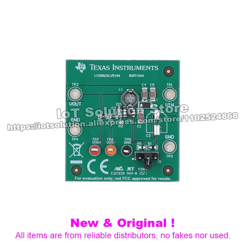 LV2862XLVEVM 60-V, 600-mA, high efficiency, ultra small size buck converter evaluation module