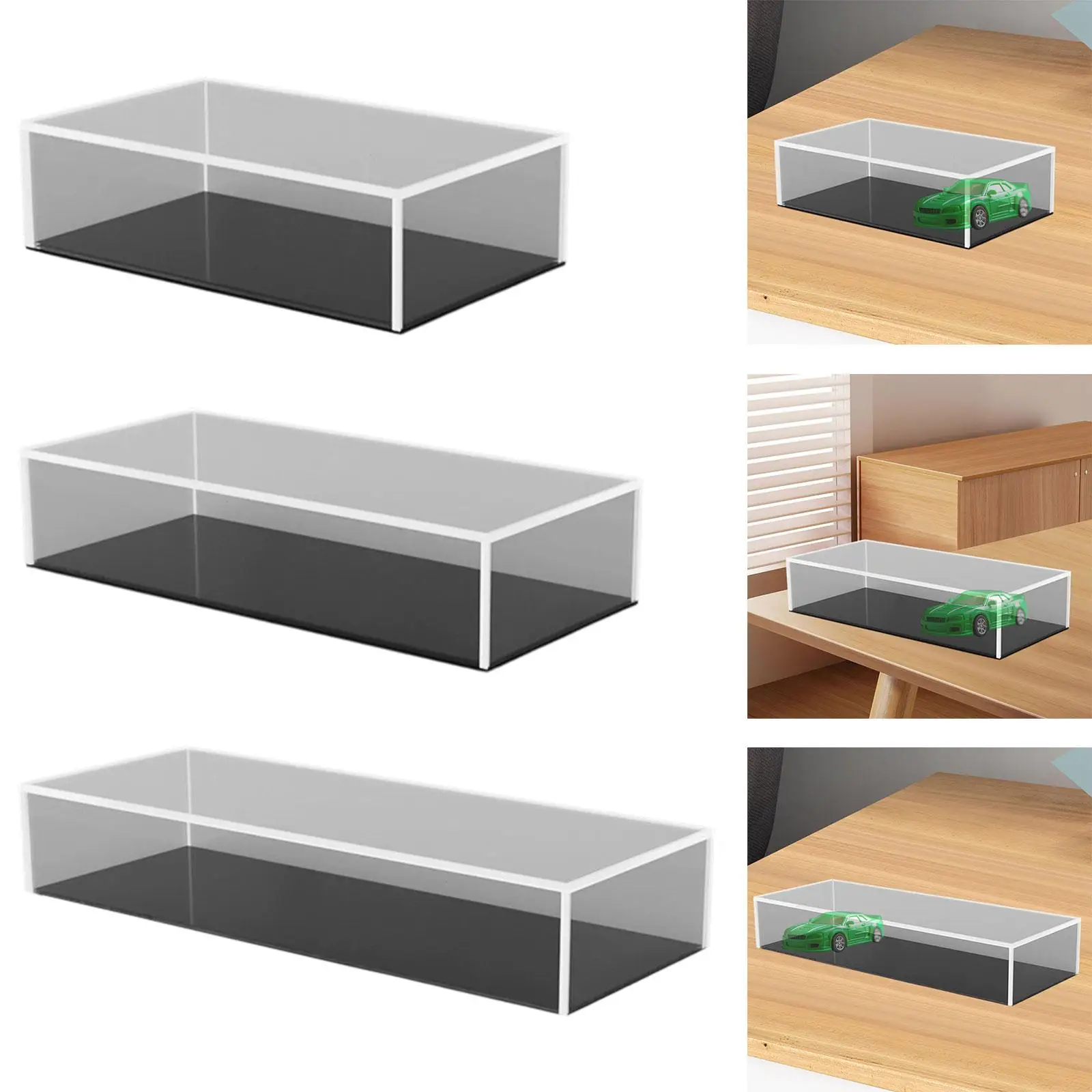 

1/64 Scale Car Model Display Case Decorative Parking Lot Diecast Car Garage