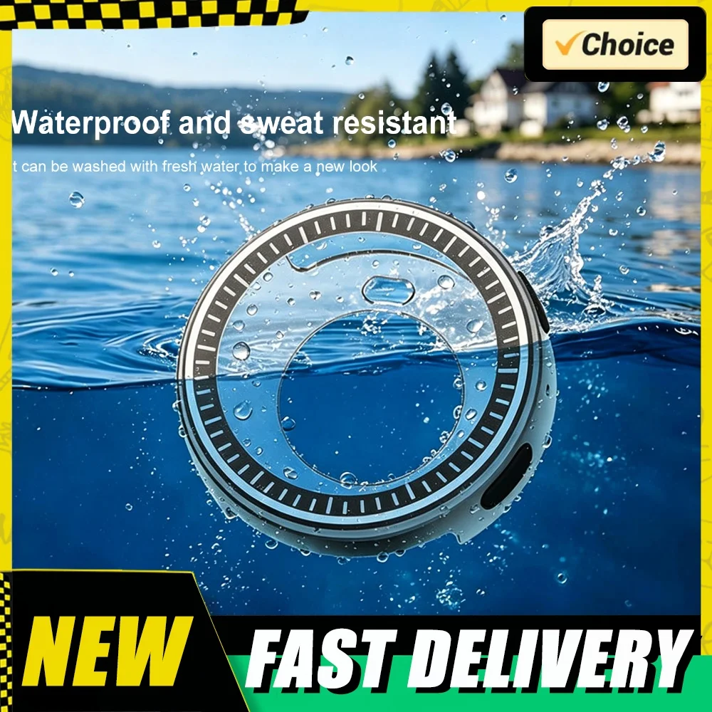 Precise Cutout Hard Shell Anti-Scratch Smart Watch Protective Shell Replacement Metal Watch Bezel for Daily & Sports Use