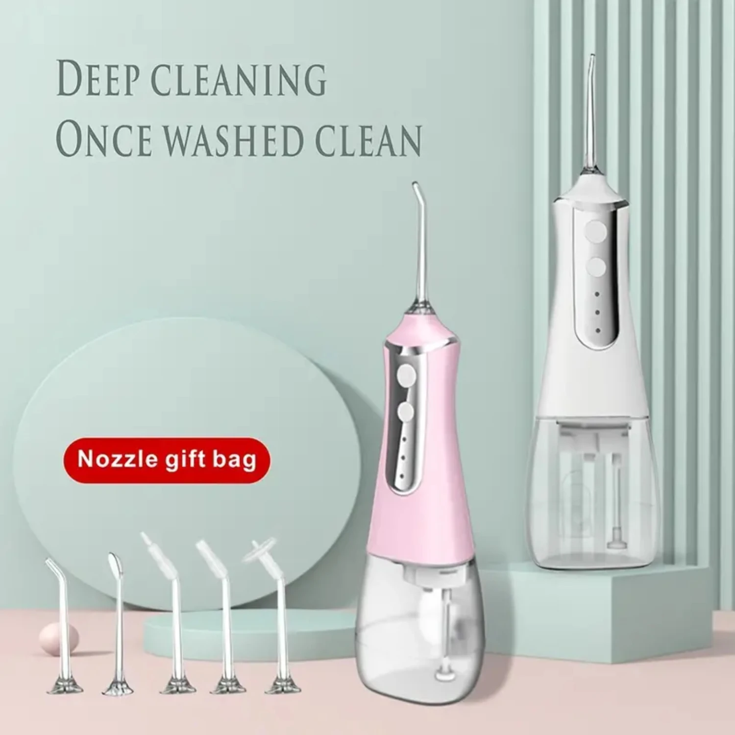 Portable Dental Washing Device Handheld Oral Cavity Cleaning - Dental Floss Cleaner Braces flosser Limpieza dental Flosser Floss