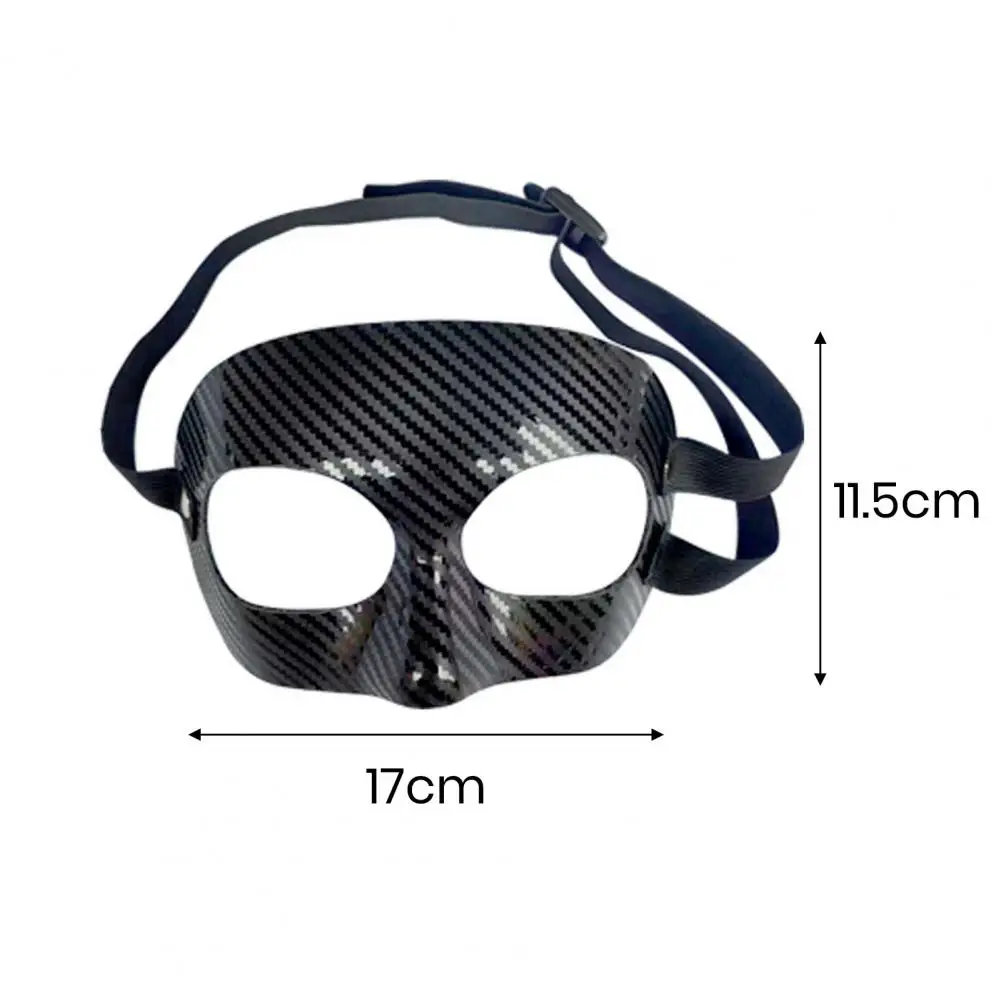 Full Coverage Face Guard Adjustable Sports Face Hood Guard for Softball Basketball Soccer Adult Nose for Enhanced