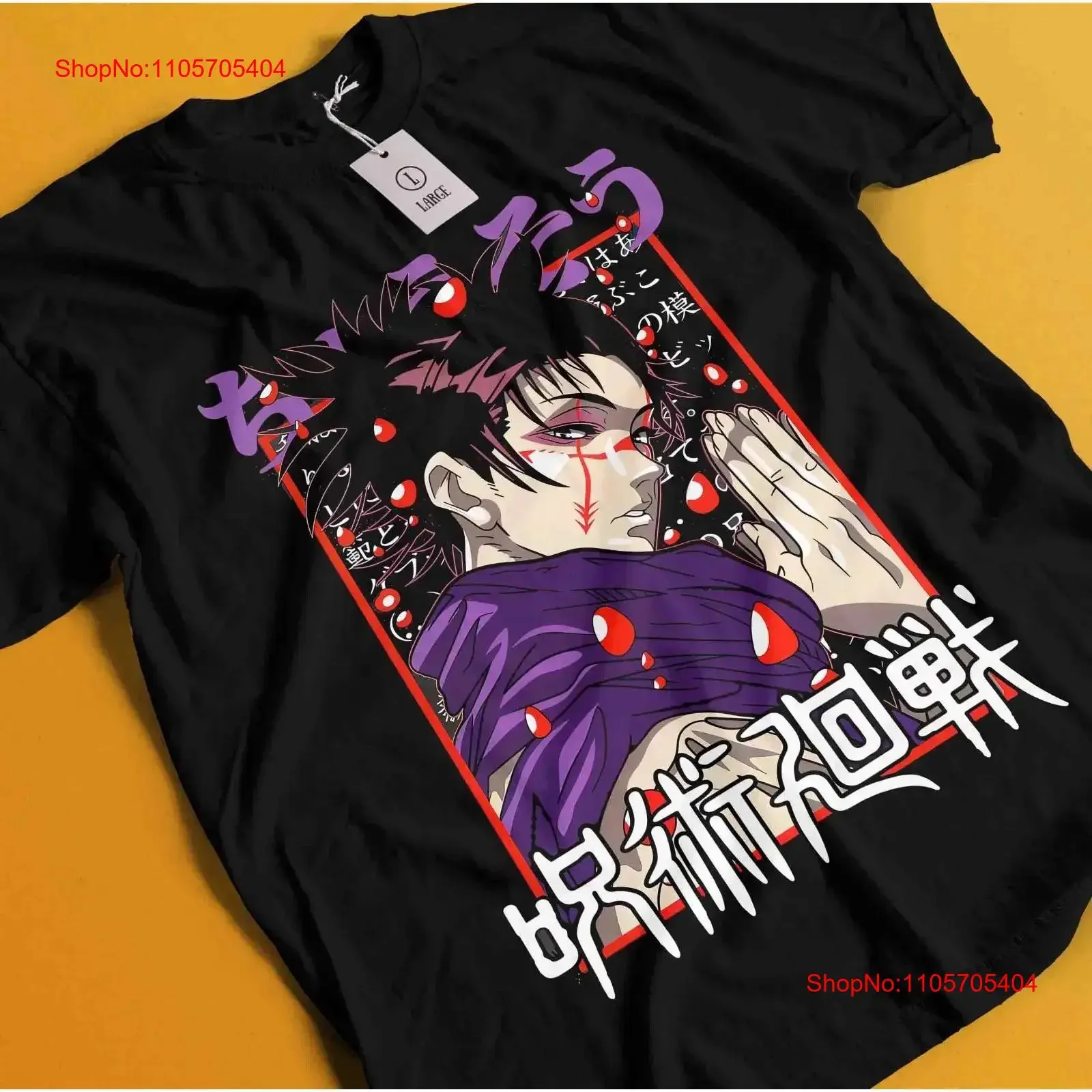 Choso T Shirt Sukuna Jujutsu Kaisen Toji Gojo Satoru Nanami JJK long or short sleeves vintage Washed Unisex Comfortable Soft