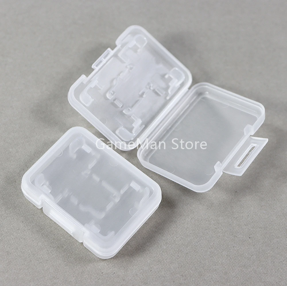 Étui transparent pour cartes de jeu Nintendo Switch, NS Lite, OLED, Portable, PP, Boîte de rangement protectrice, 2 pièces