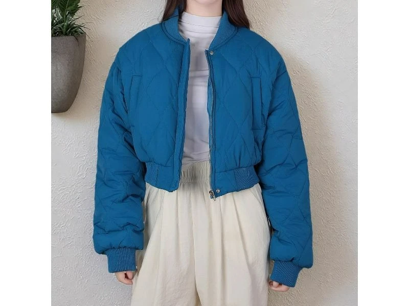 

2025 New Down Jacket for Women Winter Thickened Warm Cotton Coat Loose Slimming Versatile Cotton Padded Jacket