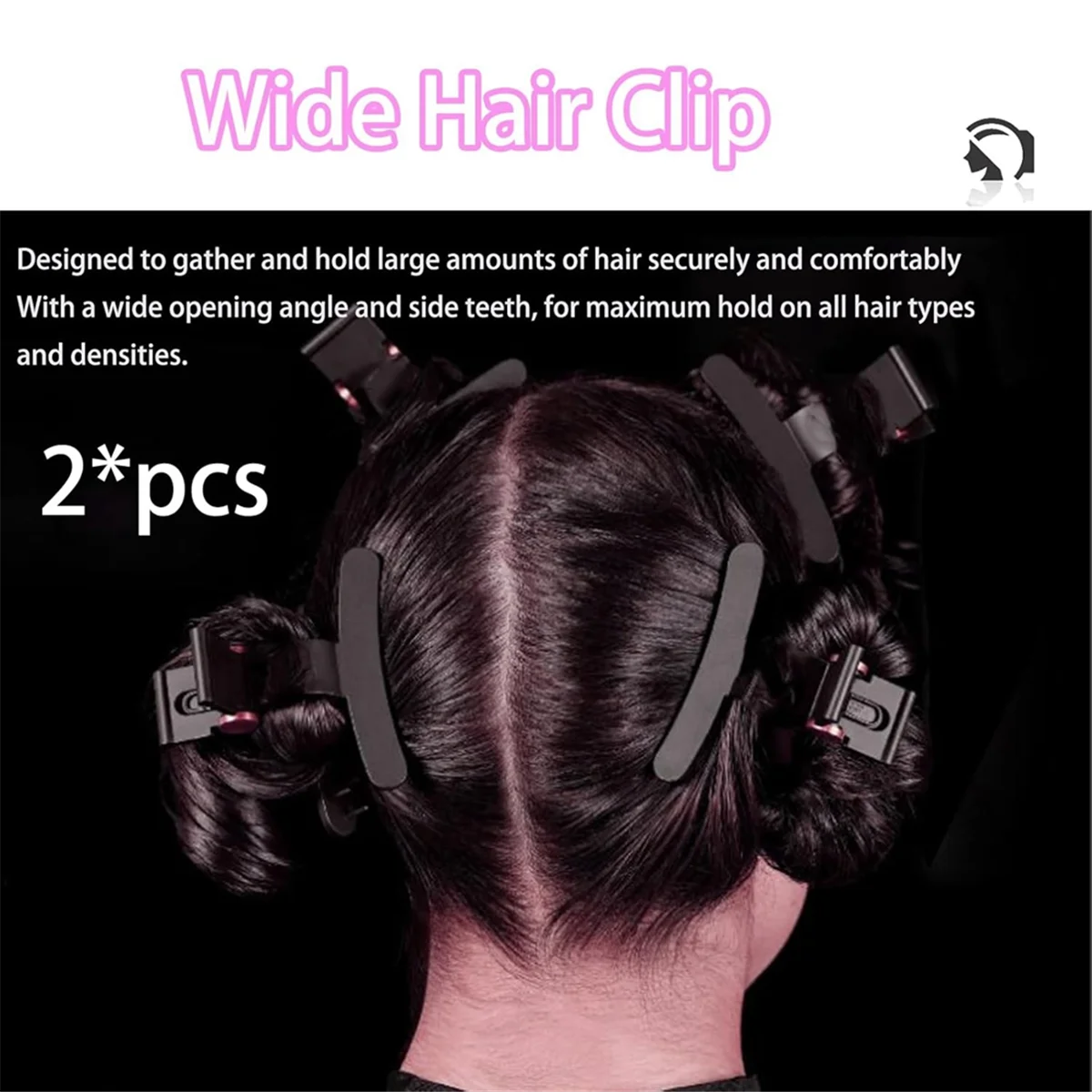 BABQ Pinzas para el cabello para secador de pelo Dyson y accesorios para secador de pelo Airwrap Styler Rose