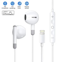 New 2025 USB Type C Headphone For Apple iPhone 15 14 13 12 11 Pro Max Wired Earphone 3.5mm Lightning Bluetooth Earbud Accessorie