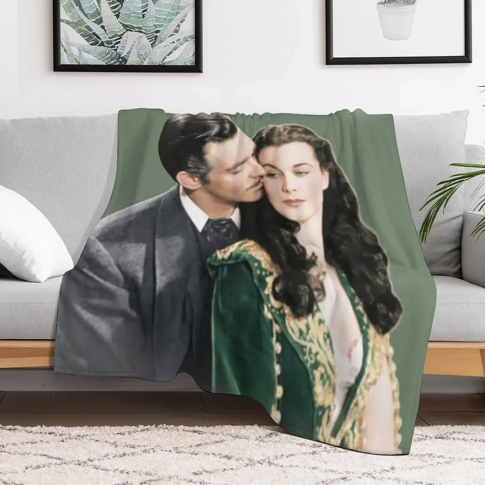 

Gone with the wind Throw Blanket Beach Decorative Sofas Blankets Decoratives Soft Big Blankets