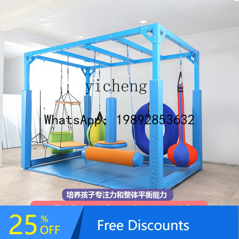 WJ  early education suspension  frame children's cable hook ring climbing rope sensory training equipment