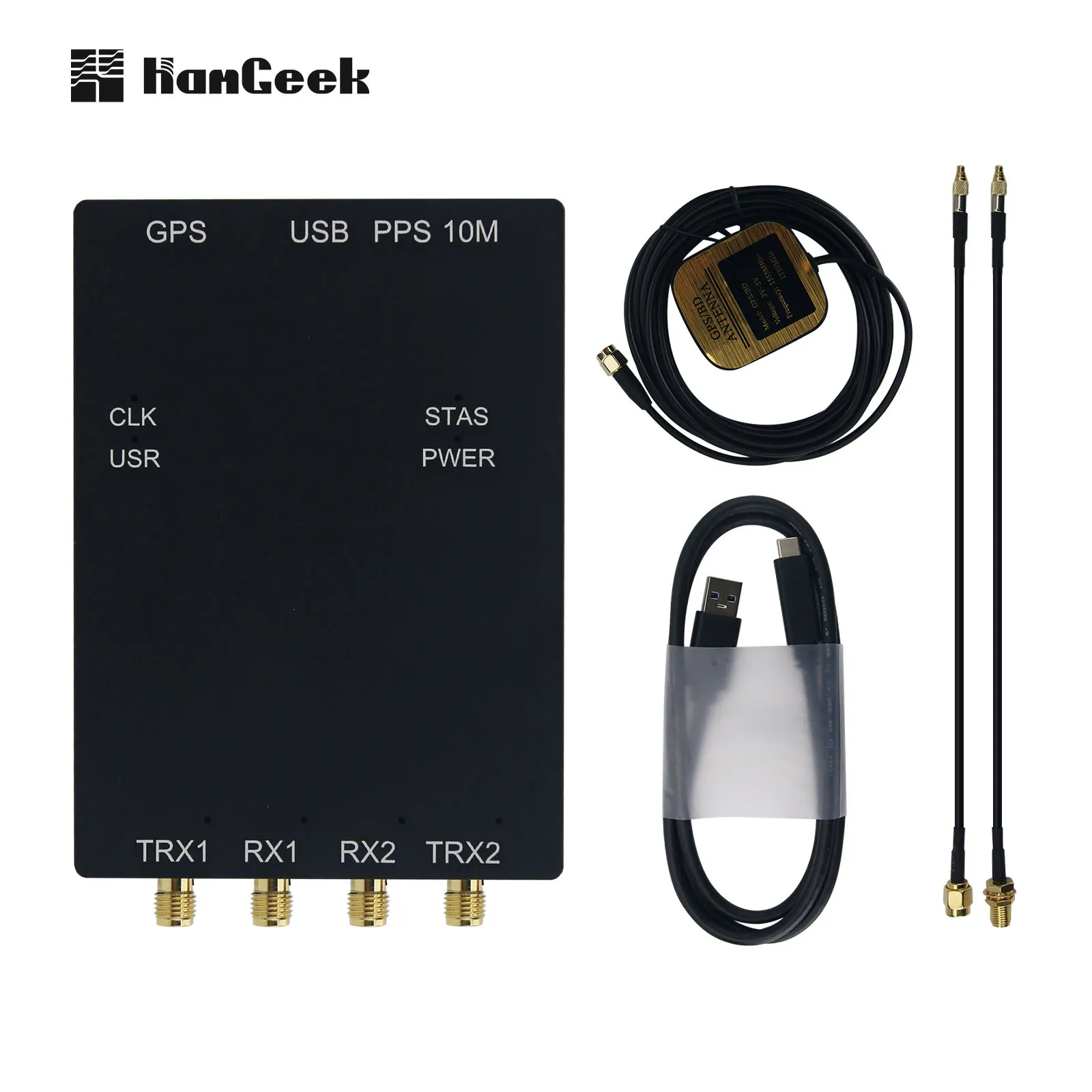 Hamgeek Improved USRP B210 AD9361BBCZ+XC7K325T SDR Development Board with CNC Shell USB3.0 Type-C 56MHz Support PPS/10MHz Input