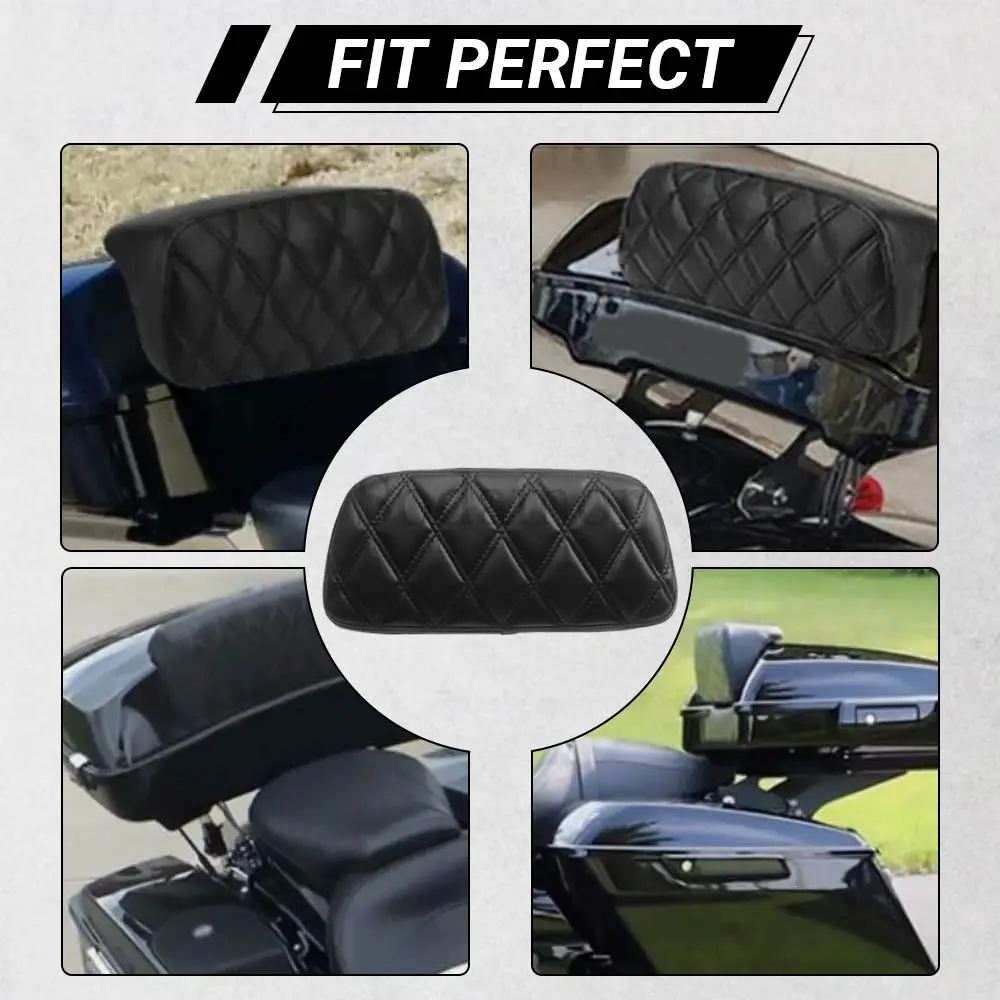 لدراجة Harley Touring Electra Street & Tri Glide مع حزمة جولة مقطعة 2009-2020 وسادة مسند الظهر للركاب الخلفي للدراجة النارية #3