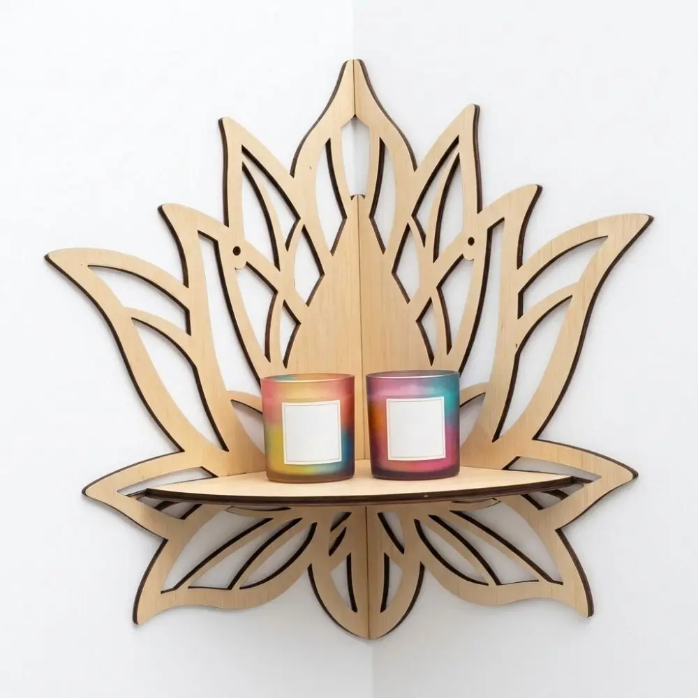 Elegant Hollowed Out Butterfly Shaped Shelf Artistic Home Decor Display Shelf Wall-Mounted Decorative Wall Bracket Kitchen