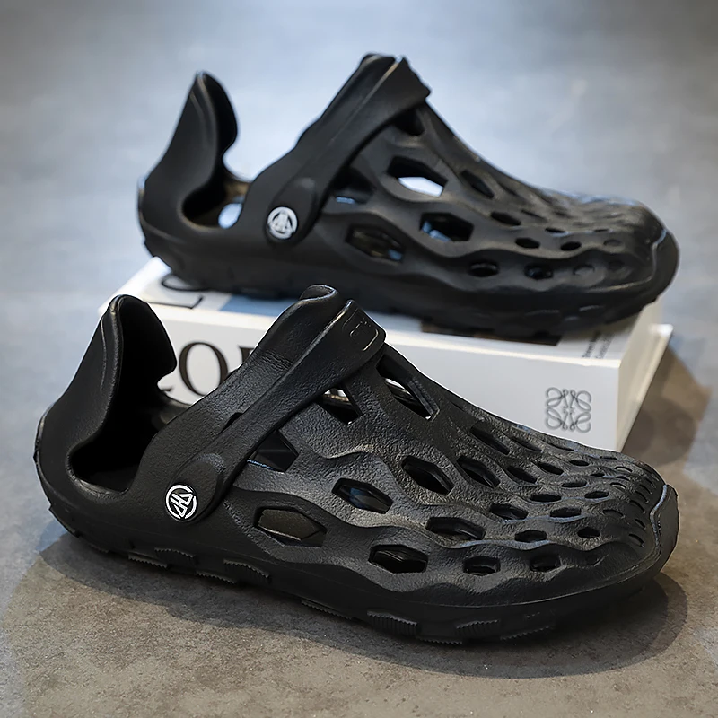 

Men Summer Sandals Shoes Breathable Beach Pool Slides Slipers Platform Anti Slip Shoes Sandals Fashion Indoor Ourdoor Slippers