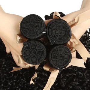 وصلات شعر بشري هندي غريب مجعد ، نسيج ، لون طبيعي ، 1 عبوات ، 3 عبوات ، 4 عبوات صفقة ، بالجملة أفضل 8 مبيعات بالجملة للملابس الهندية - رقم 3