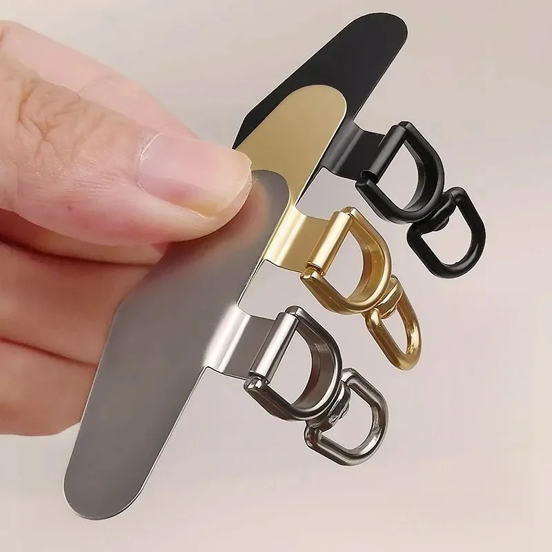 

1-6 шт., металлический ремешок, накладной коврик, ультратонкий сменный зажим для мобильного телефона, зажим для всех чехлов с полным покрытием, анти-потерянная прокладка