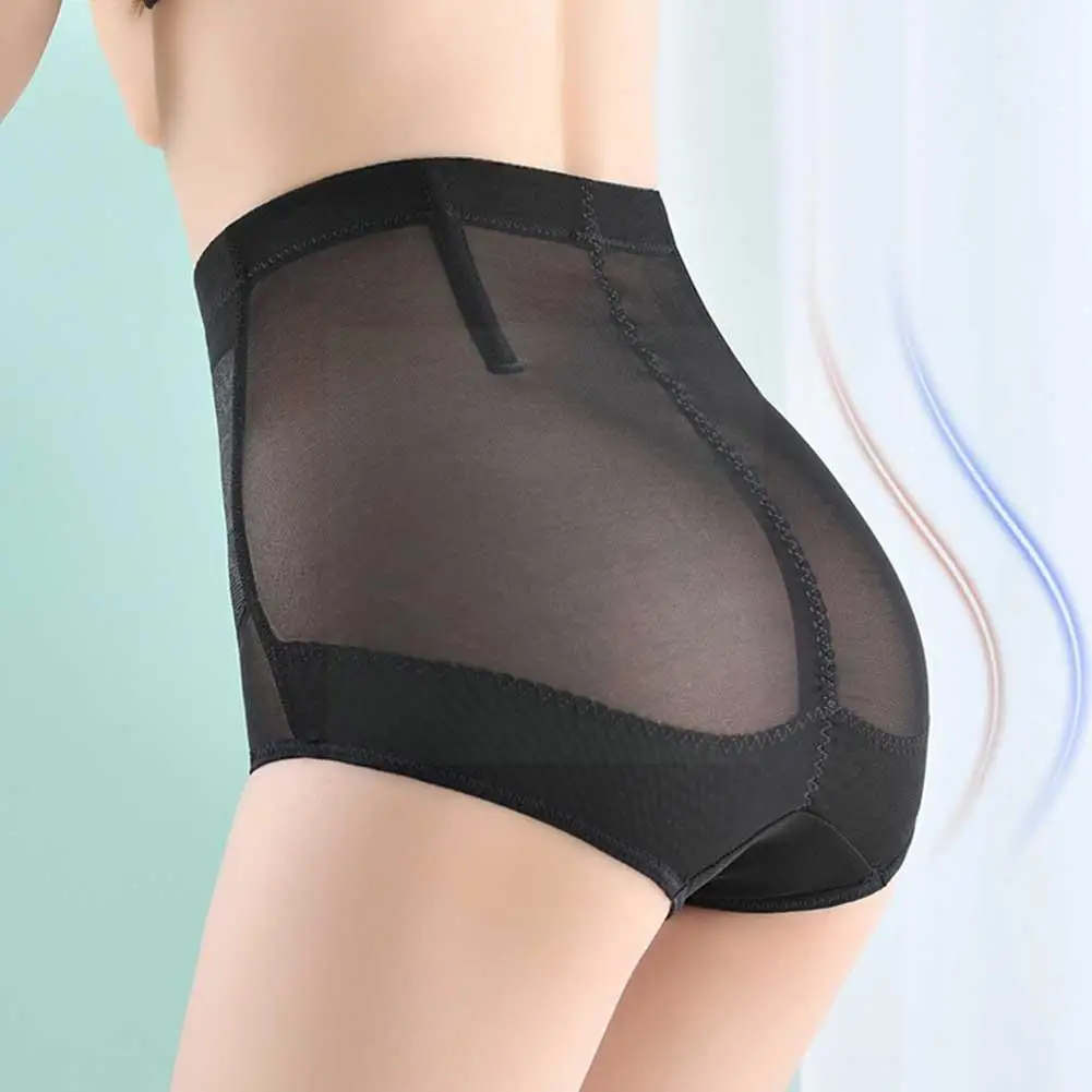 Women High Waist Abdominal Underwear Postpartum Recovery Hip Breathable Panties Body Shaper Loss Shaper Ultra-thin Lift Wei N8O3