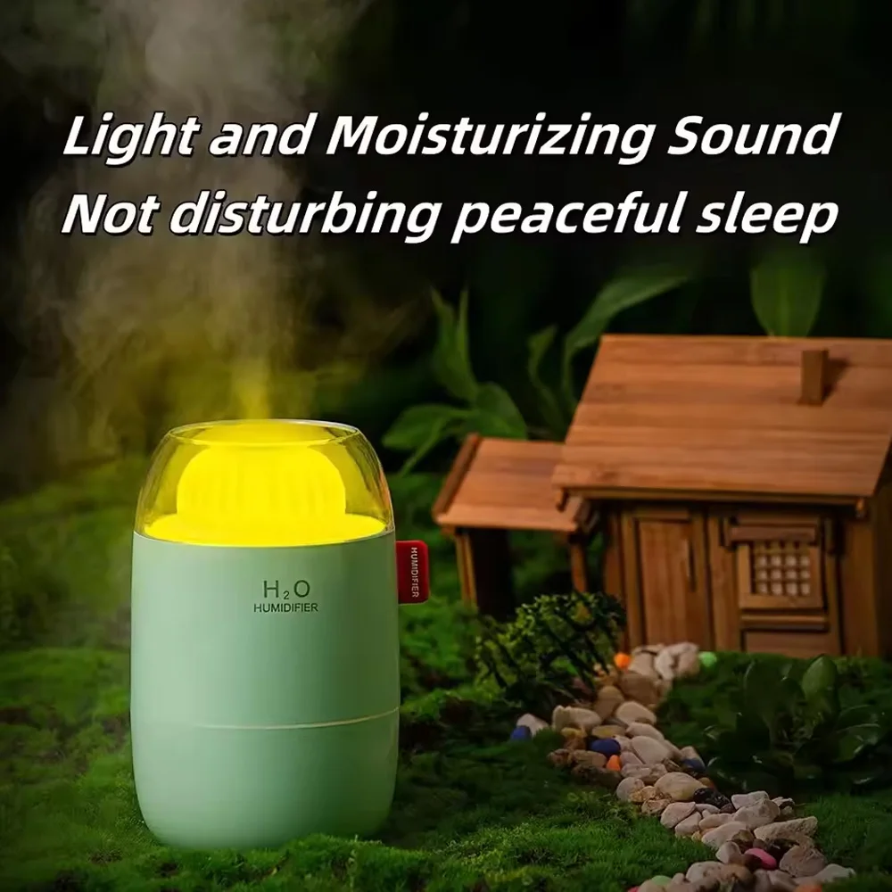 Cactus-shaped USB Humidifier, Ultrasonic Aromatherapy Diffuser, Bedroom Mood Light & Silent Humidifier, Home Decor,