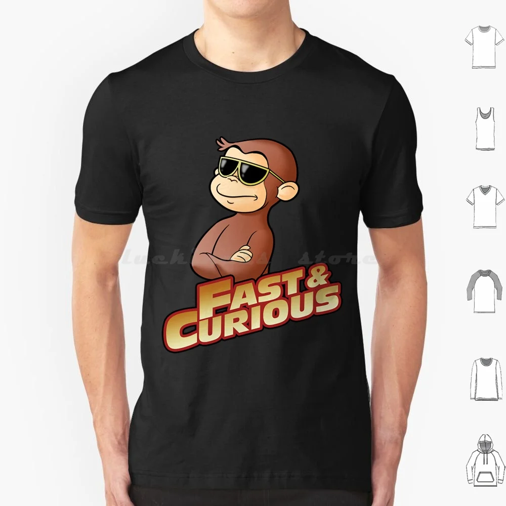 Curious Georgefast And Curious V2 T Shirt Men Women Kids 6Xl Curious George T Shirtfast And Curious V2