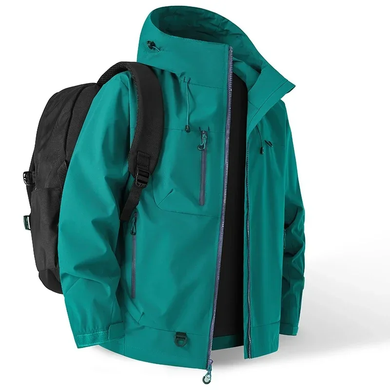 Unisex Waterproof Windbreaker Jackets Outdoor Sport Windproof Single-Layer Jacket Man Women Hiking Climbing Trekking Rain Coats