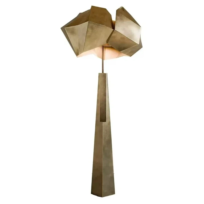 

Irregular metal floor lamp design, creative living room exhibition hall entrance decoration ornament