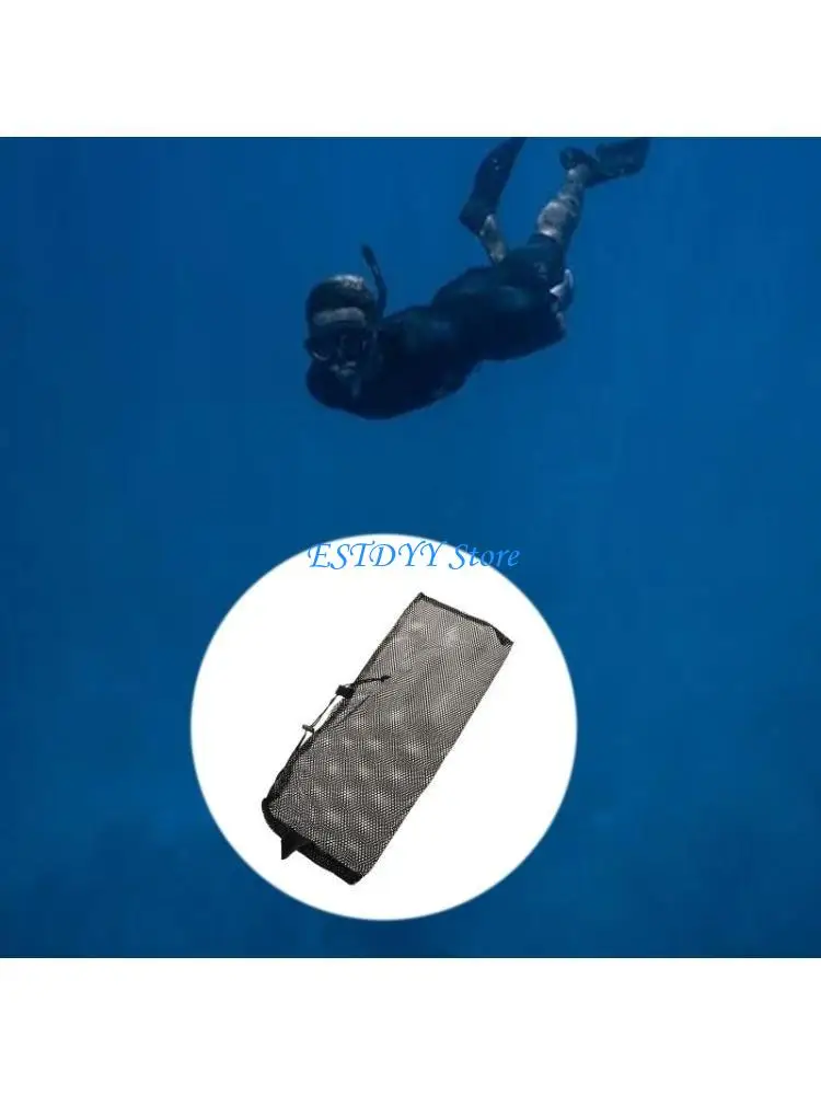 G6DE Snorkel Gear Goggles Handbag Dive Mesh Bag Fast Drying Swimming Storage
