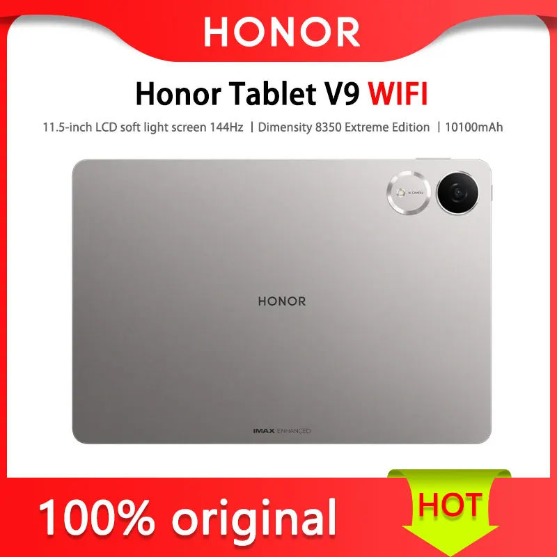 Honor Tablet V9 Chinese versie 11,5-inch LCD-scherm met zacht licht 144 Hz Afmeting 8350 Extreme Edition 10100 mAh