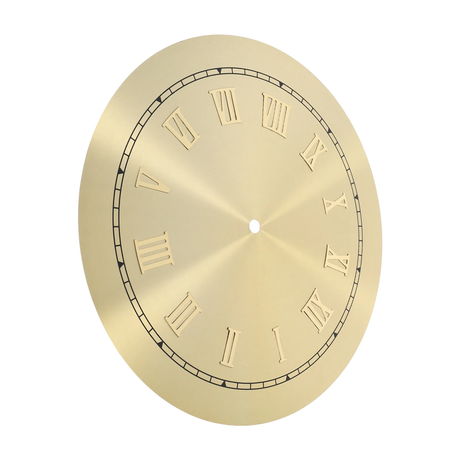 

DIY Vintage Clock Face Metal Dial European Style Roman Numerals Quartz Movement for Wall Clock Making and Replacement
