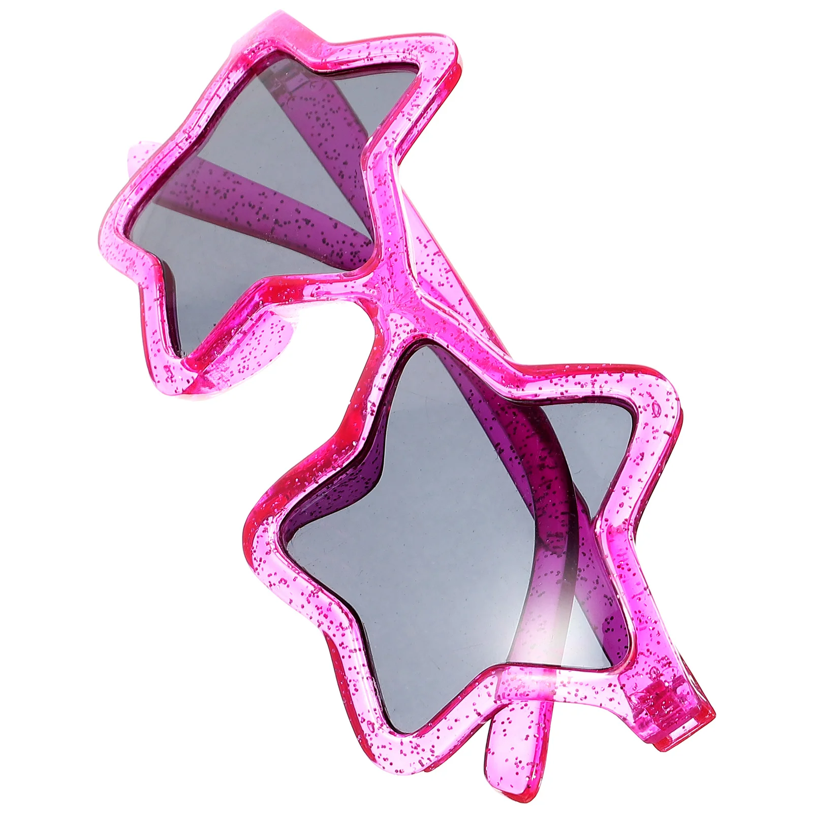 

Five-Pointed Stars Sunglasses Polarized Metal Frame Lightweight Durable Chic Stylish Party Costume Halloween Rose Red For Women