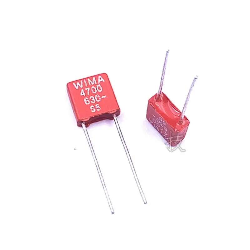5 uds/50 Uds Alemania WIMA condensador de película 472 630V 4700PF MKP2 paso = 5mm